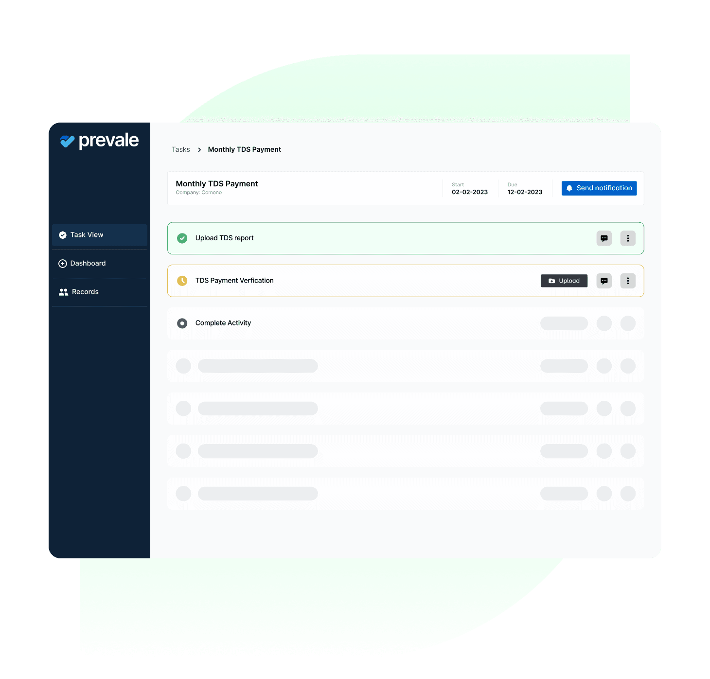 Prevale Guided Book keeping and Vendor Payments